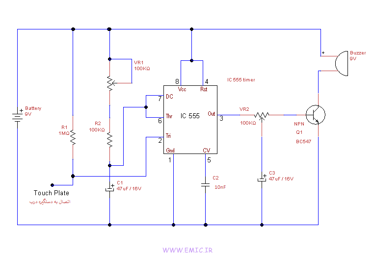 door-knob-touch-alarm-circuit