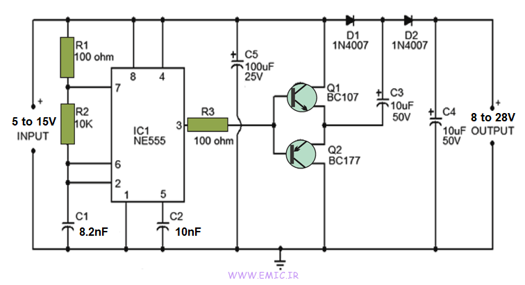 Voltage-Doubler-Circuit-with-ne555-emic