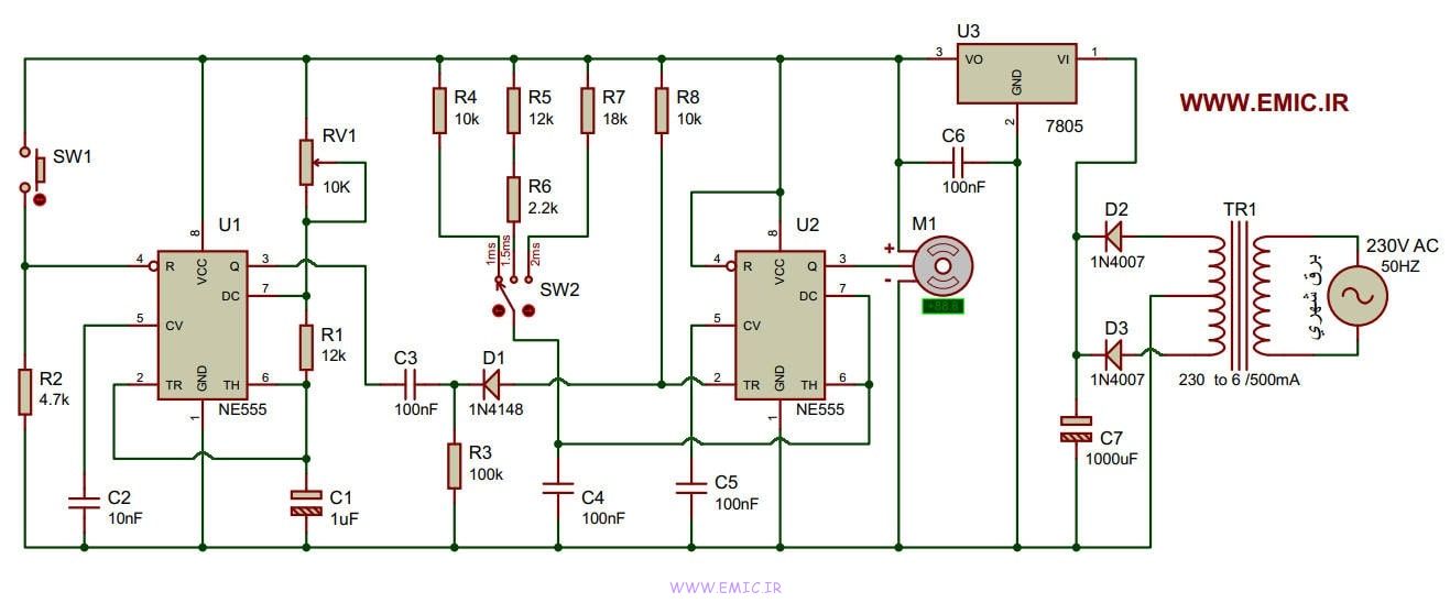 Servo-Motor-Tester-Circuit-Using-IC555-emic