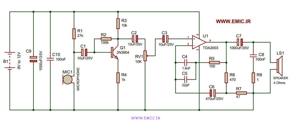 Voice-Amplifier-Circuit-emic