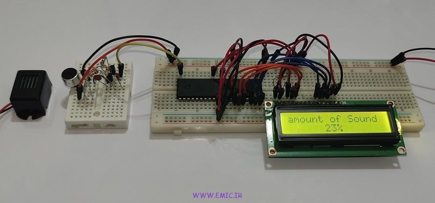 پروژه AVR صوت سنج