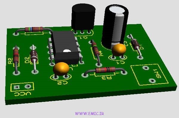 مدار زنگ درب خانه