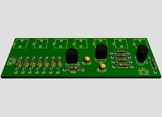 دانلود pcb طراحی شده برای مدار اُرگ الکترونیکی با ترانزیستور